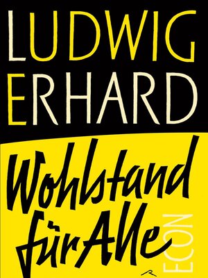 cover image of Wohlstand für alle